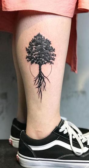 Bedste træ -tatoveringsdesign med betydning 7