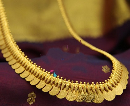 Antik arany érme nyaklánc nőknek