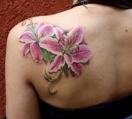 Stargazer Lily Tattoo