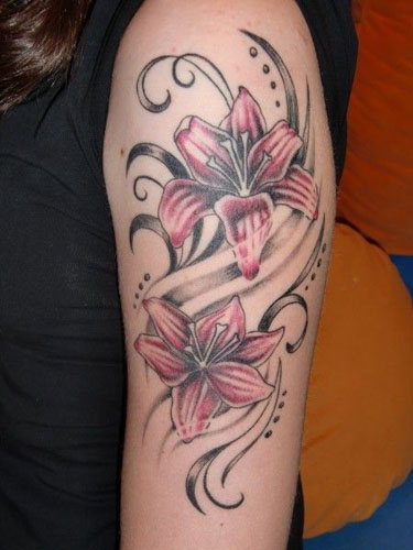 Lily Tattoos Designs og deres betydning 10