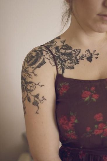 Rózsás tetoválás minták 9