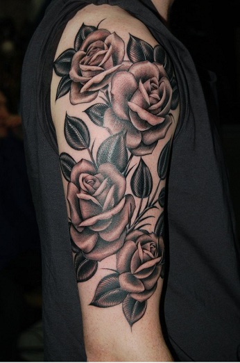 rose tatovering design til mænd
