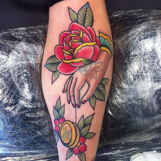 Smukke Rose Tattoo Designs