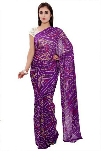 Rajasthani Print Saree