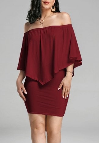 Off Shoulder formel kjole