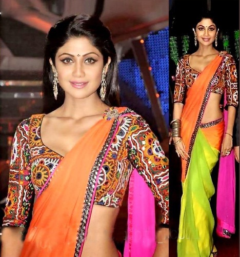 nyeste-designer-sarees-flerfarvet-designer-saree