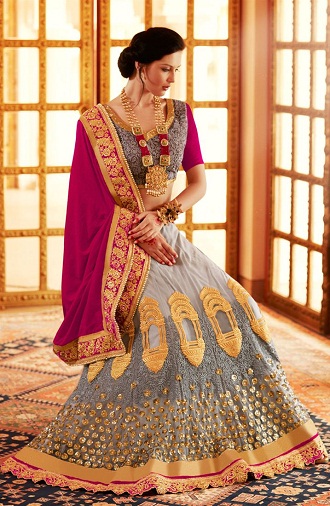 latest-designer-sarees-pink-and-szürke-designer-saree