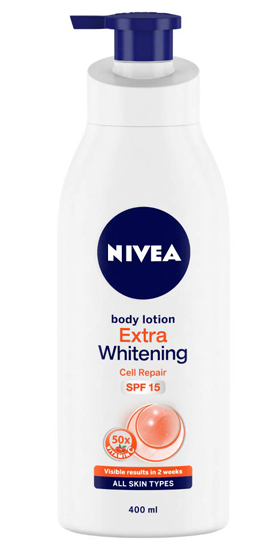 Nivea Body Lotion, Extra Whitening Cell Repair Spf 15