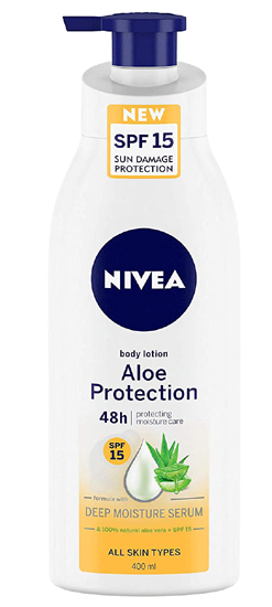 Nivea Body Lotion, Aloe Protection med Spf15