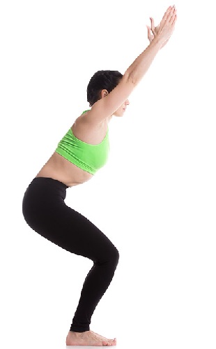 Szék póz (utkatasana)