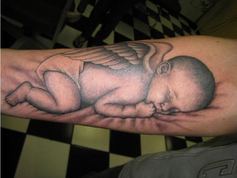 Gyönyörű baba tetoválás minták