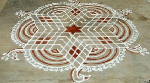 piros-fehér-csillag-rangoli