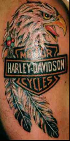 Harley Davidson tatovering 3