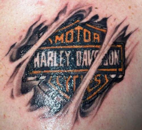 Harley Davidson tatovering 5