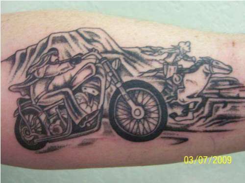 Harley Davidson tatovering 4
