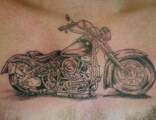 Harley Davidson tetoválás 1