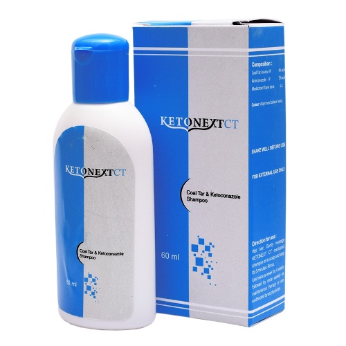 Ketonext kul og tjære Ketoconazol shampoo