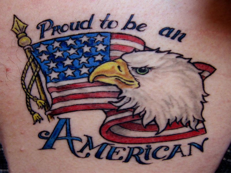 Kærlige patriotiske tatoveringer til mænd