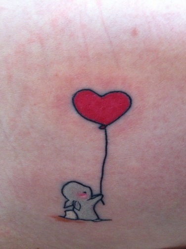 Attraktivt Balloon Tattoo Design
