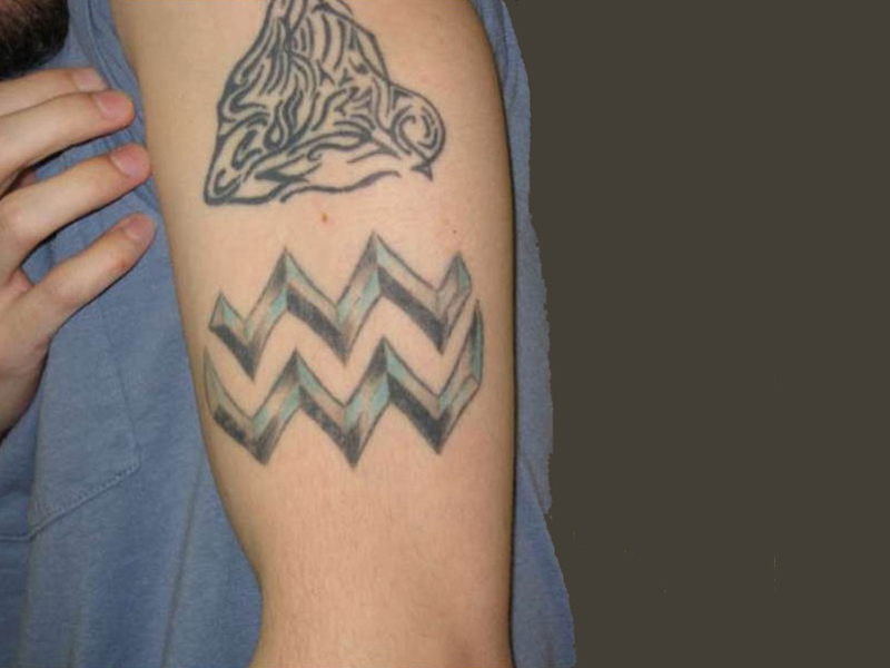 Vandmandens tatoveringsdesign