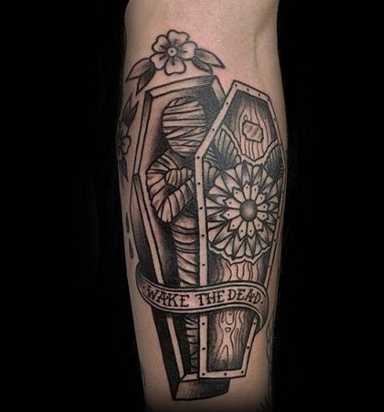 The Mummy Coffin Tattoos