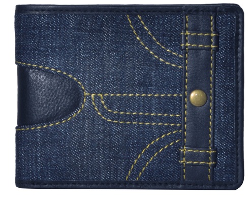 Stilfuld trendy blå tegnebog