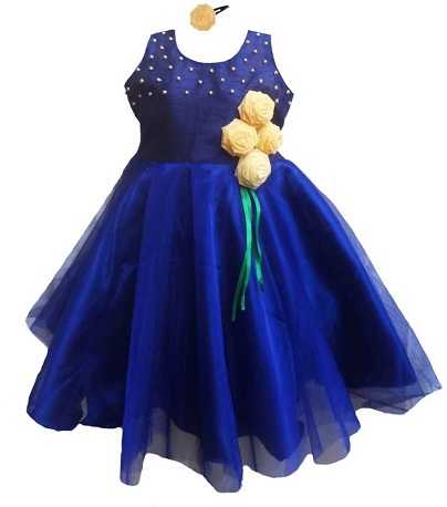 Blue Party Frock Dress