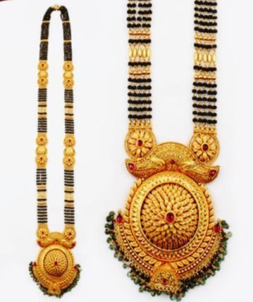 Nehéz Mangalsutra nyakék