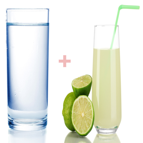 citron og vand