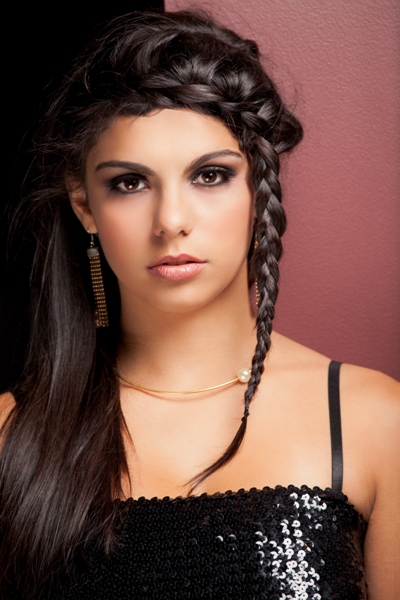 Thick One Sided Braided Bang - fletninger med pandehår frisurer