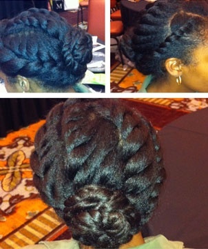 flettede bob styles - Pocahontas Braids