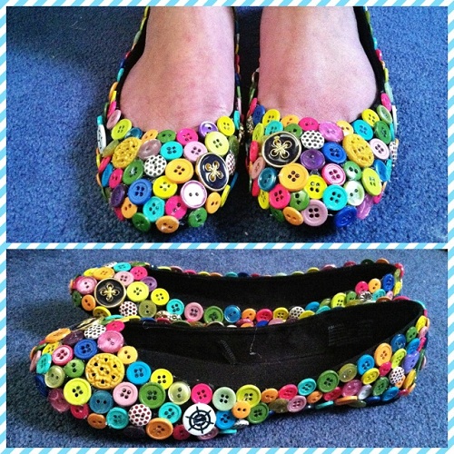 Button Footwear Craft Creativity