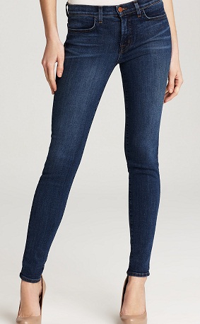 Skinny-Straight Leg Jeans til kvinder