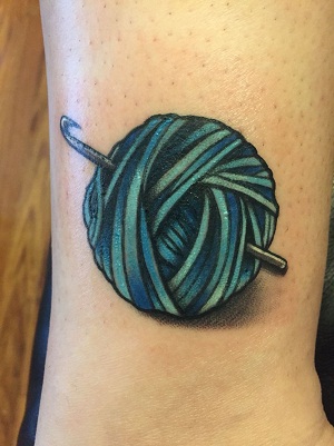 Horgolt fonal Tattoo