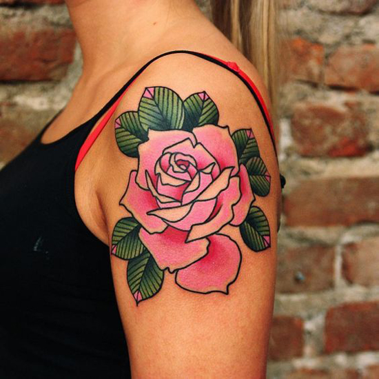 Rózsaszín tetoválás minták 1