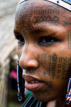 Afrikansk stamme tatoveringer