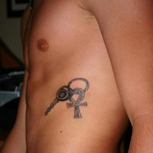 Kreativt Ankh Tattoo Design