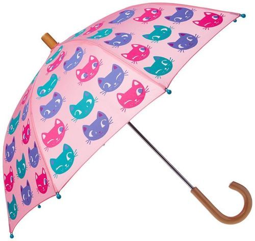 Slående kitty mønstrede fancy paraplyer