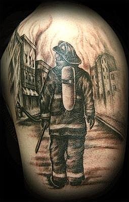 Brandmand Uniform Tattoo