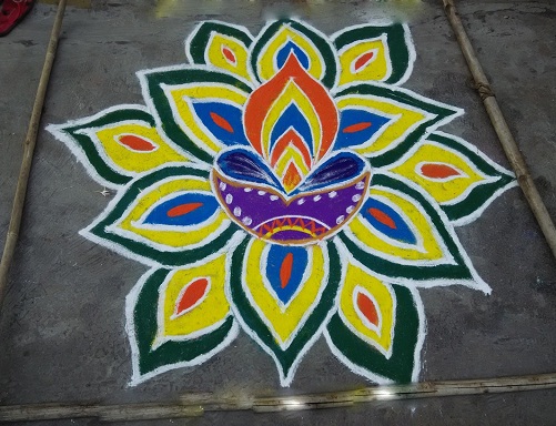 Gulv Rangoli designs 4