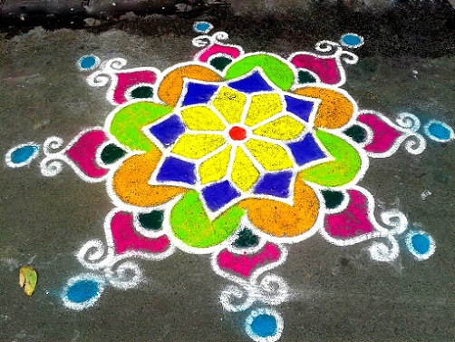 Gulv Rangoli designs 6