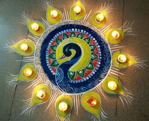 Gulv Rangoli designs 7