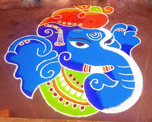 Gulv Rangoli Designs