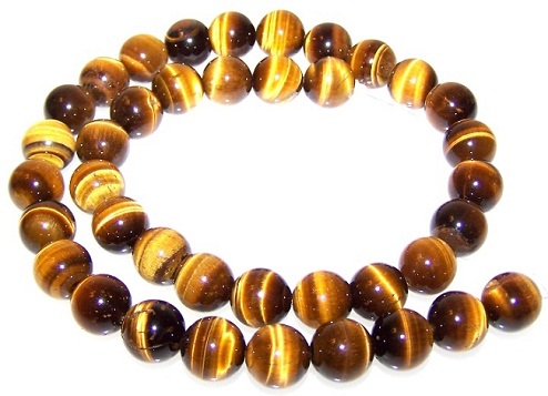 Tiger Eye ædelsten perler