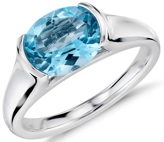 Topaz ædelstenring