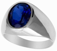 Zafír drágakő gyűrű
