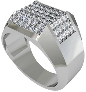 Gyémánt drágakő gyűrű