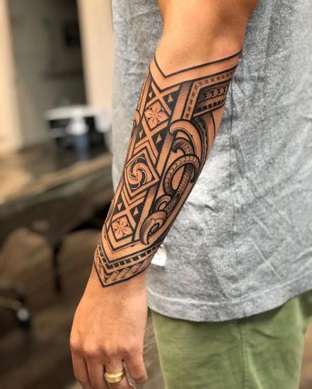 Hawaiian tatoveringsdesign med betydning 1