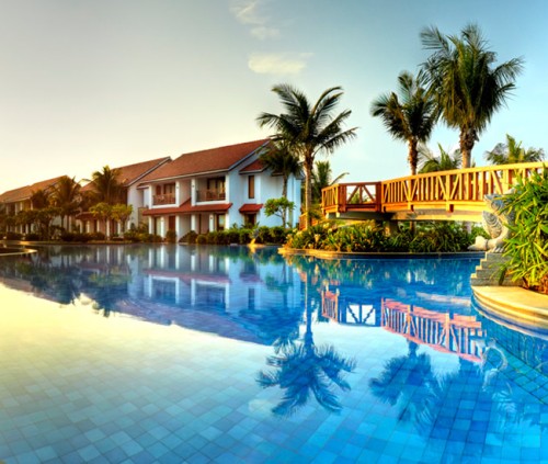 A Radisson Blu Temple Bay Beach Resort, Mahabalipuram privát strand nászút