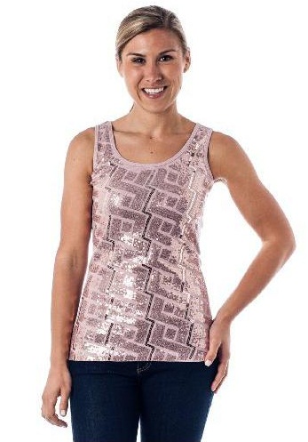 Shimmer tank top